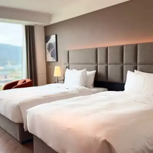 Deluxe River View Twin Beds Room
