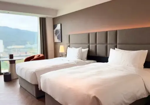 Deluxe River View Twin Beds Room